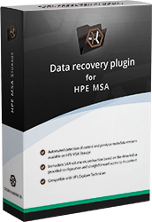 Data recovery plugin for HPE MSA