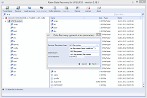 Raise Data Recovery for UFS/UFS2