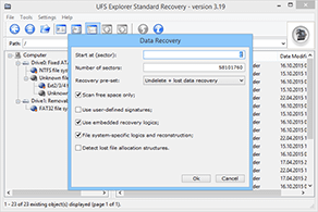 UFS Explorer Standard Recovery